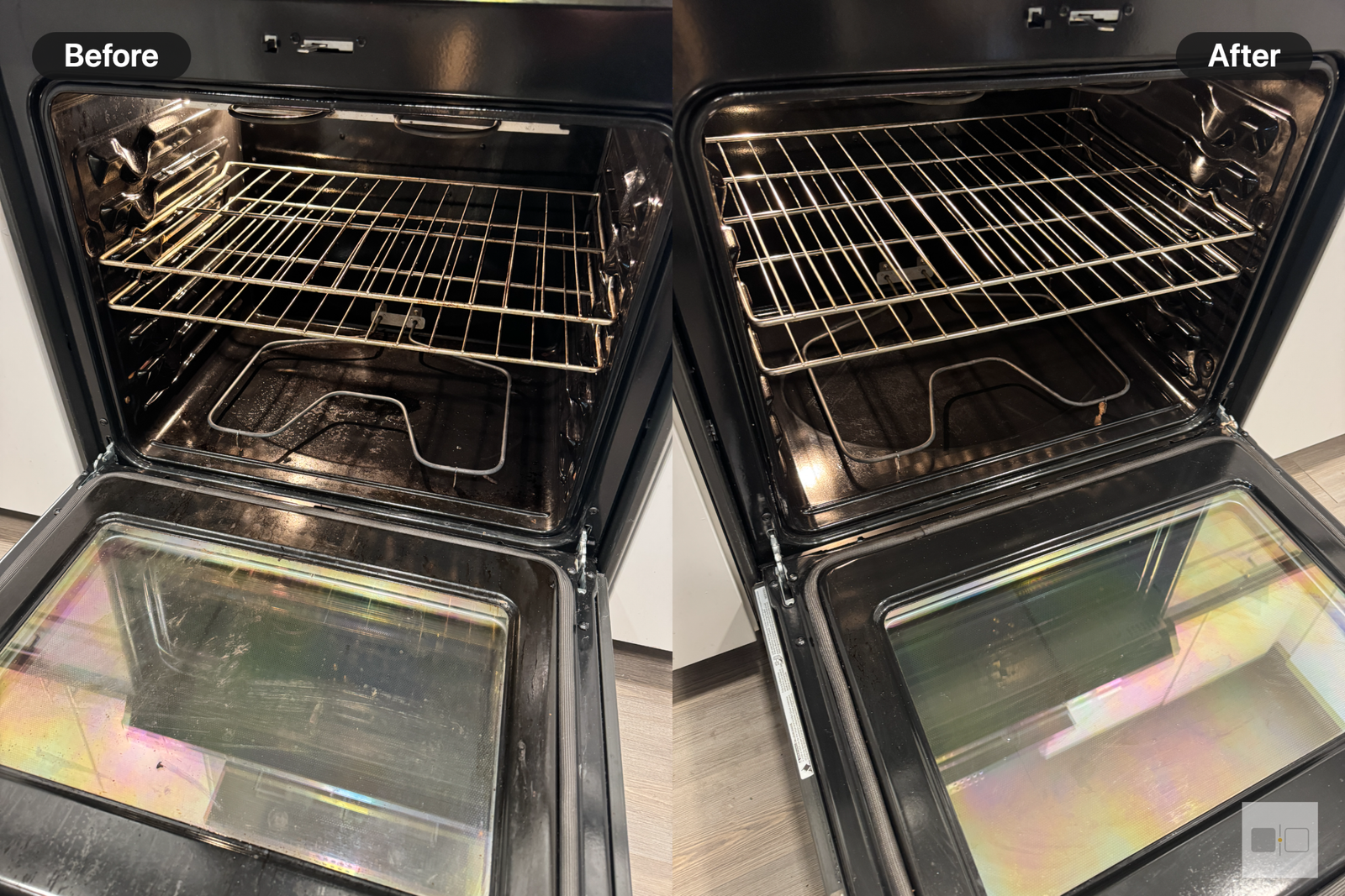 Oven deep cleaning
